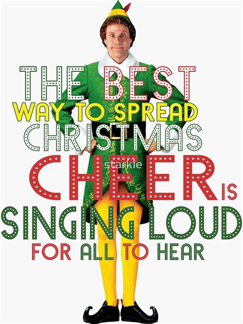 elf quotes christmas cheer.